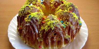 лимонный кулич