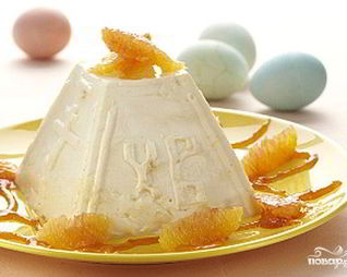 Пасха из рикотты с апельсином