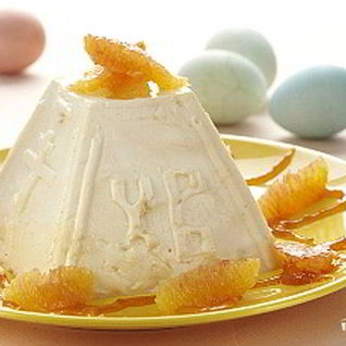 Пасха из рикотты с апельсином