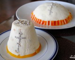 Пасха из сырковой массы