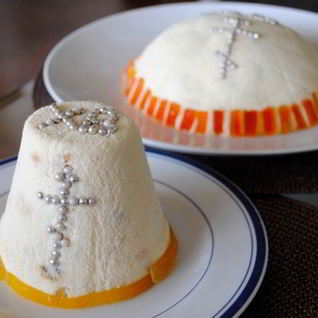 Пасха из сырковой массы