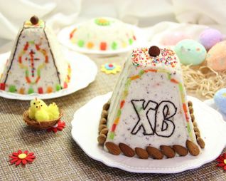 Пасха творожная сливочная с орехами заварная