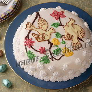 Пасха заварная творожная