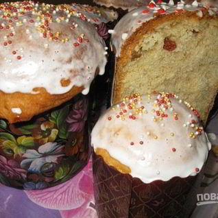 Пасхальный кулич простой