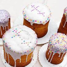 Рецепт Пасхальный кулич с глазурью