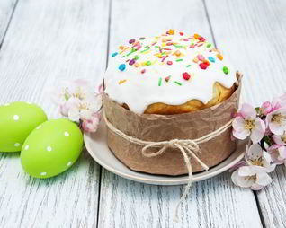 Пасхальный кулич с цукатами в мультиварке