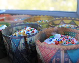 Пасхальные лимонные куличи