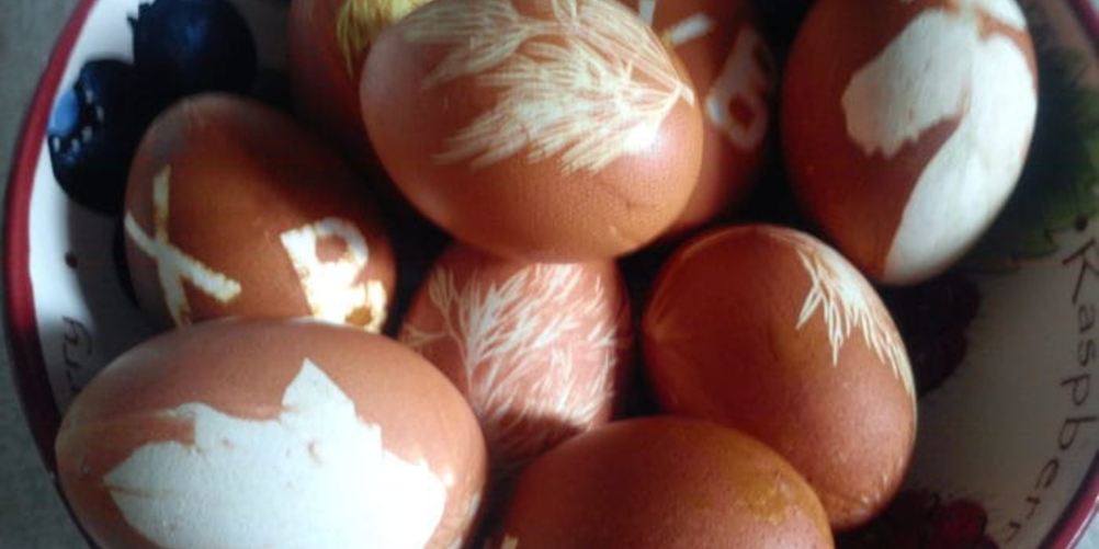 Рецепт пасхальные яички