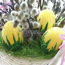 Рецепт Пасхальные яйца Травянчики