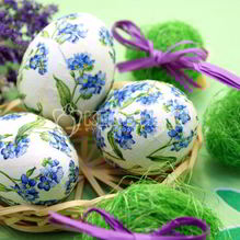 Рецепт Пасхальных яиц Цветочный декупаж