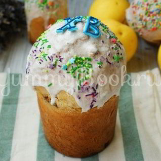 Простой пасхальный кулич