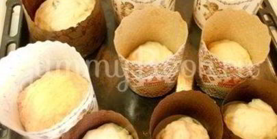 простой пасхальный кулич