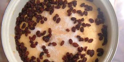 румяный кулич пасхальный