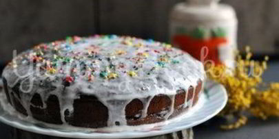 шоколадный пасхальный кулич без дрожжей в мультиварке