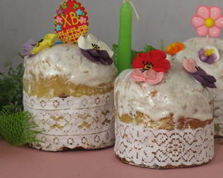 Сметанковый кулич