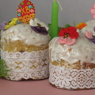 Сметанковый кулич