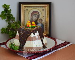 Творожная пасха без выпечки