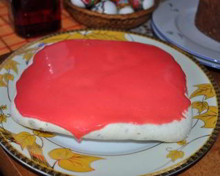 Ванильная пасха с цукатами и миндалем