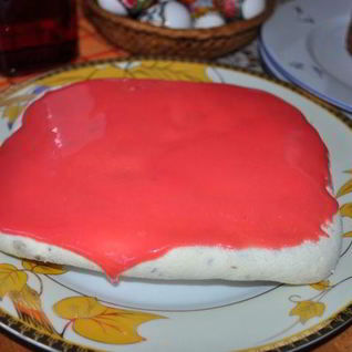 Ванильная пасха с цукатами и миндалем