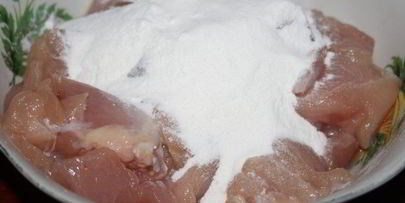 попкорн из курицы