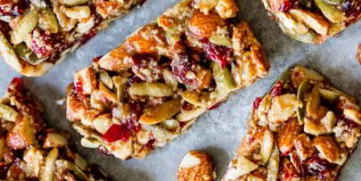 пряная гранола с клюквой