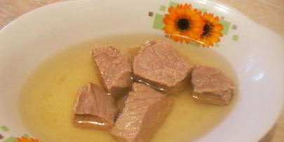 пудинг из мяса