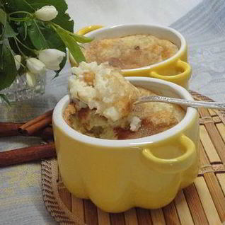 Рисовый пудинг с изюмом и корицей