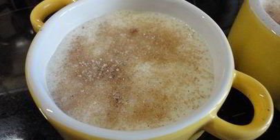 рисовый пудинг с изюмом и корицей