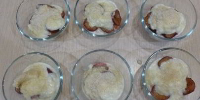 рисовый пудинг со сливами