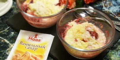 рисовый пудинг со сливами