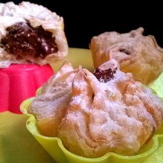 Шоколад в слоеном тесте