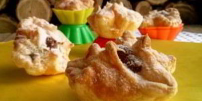 шоколад в слоеном тесте