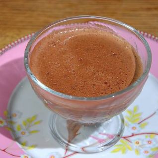 Шоколадная панна котта с ромом