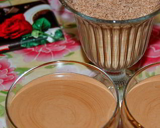 Шоколадно-сливочный десерт