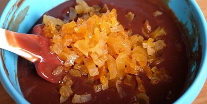 трюфели с абрикосовым пюре, курагой и ромом