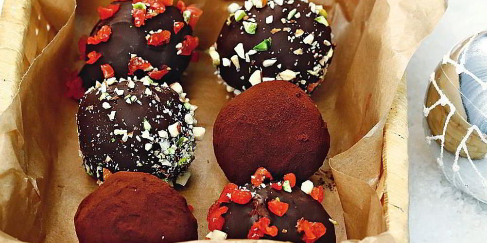 Рецепт трюфели с вяленой вишней