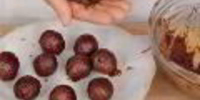 трюфели с вяленой вишней