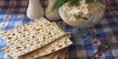 творог с зеленью и огурцом