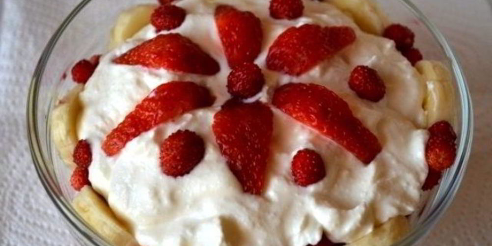 Рецепт творожно-банановый десерт