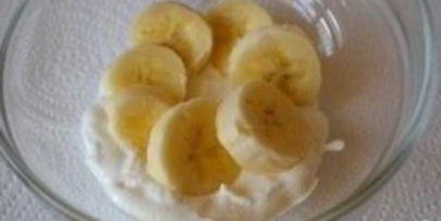 творожно-банановый десерт