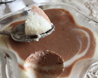 Творожное желе Зебра