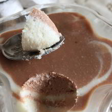 Рецепт Творожное желе Зебра