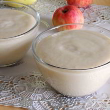 Рецепт Яблочное пюре со сливками