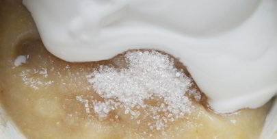 яблочное пюре со сливками