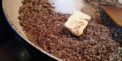 яблочный десерт крестьянки под вуалью