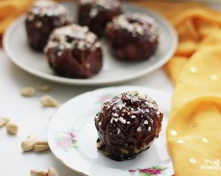 Яблоки в шоколаде