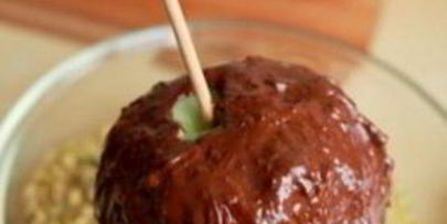 яблоки в шоколаде