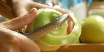 яблоки запеченные в слоеном тесте в духовке