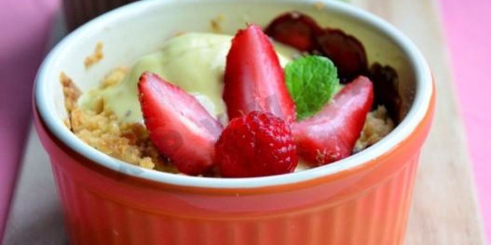 Рецепт ягодный крамбл