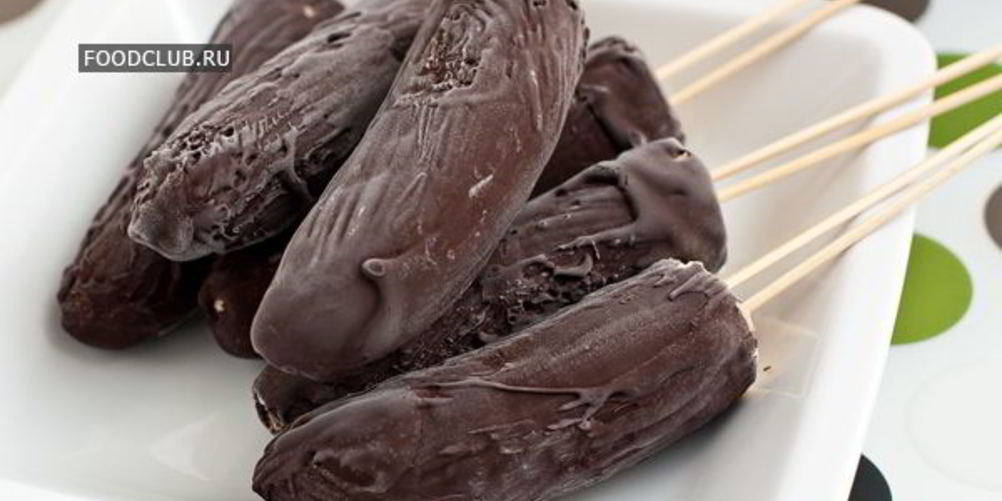 Рецепт замороженные бананы в шоколаде